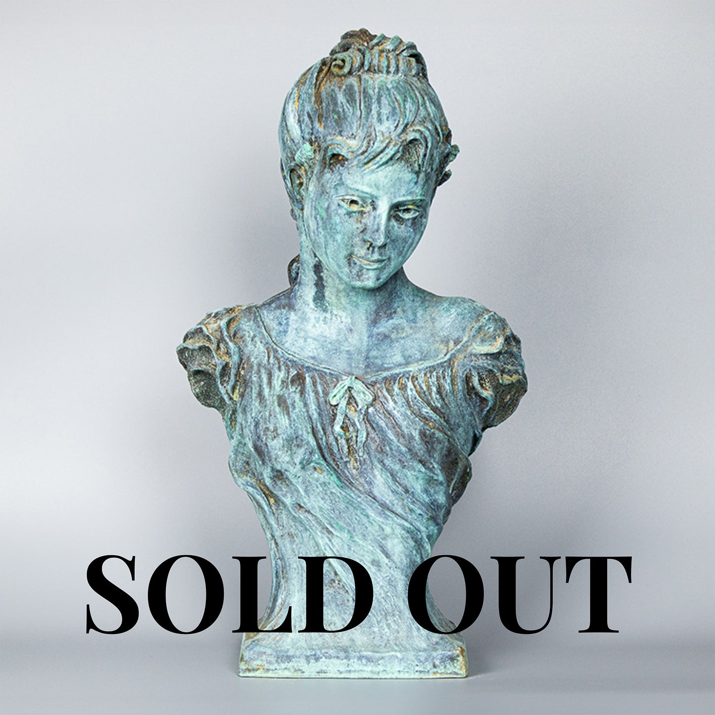 Resin Bust Sculpture - Lady Statue