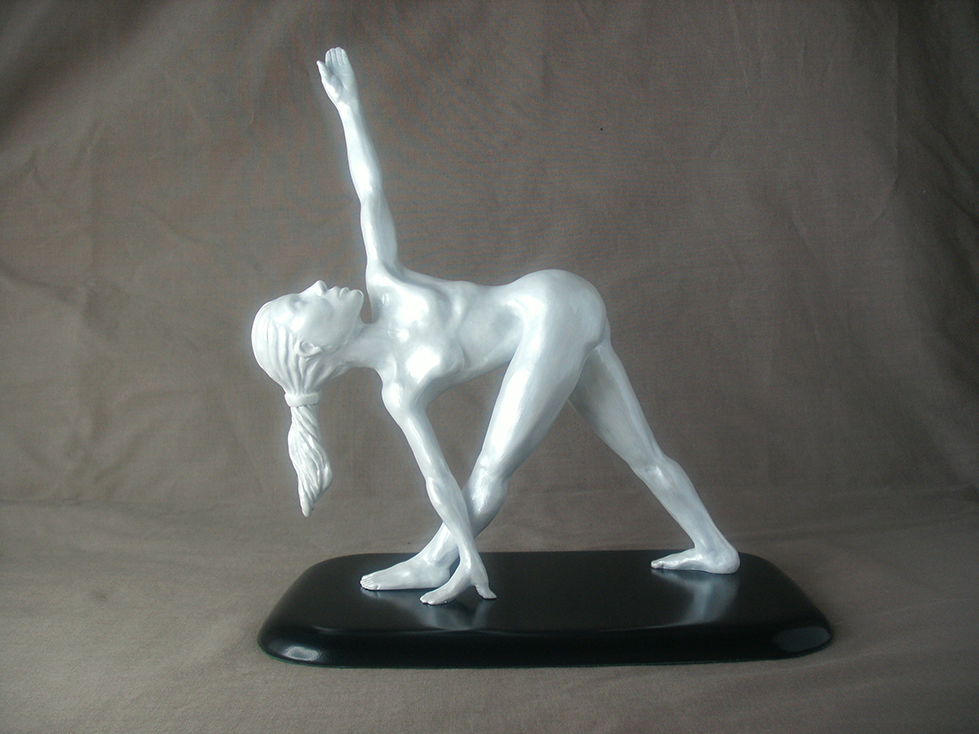 Triangle Yoga Pose Sculpture