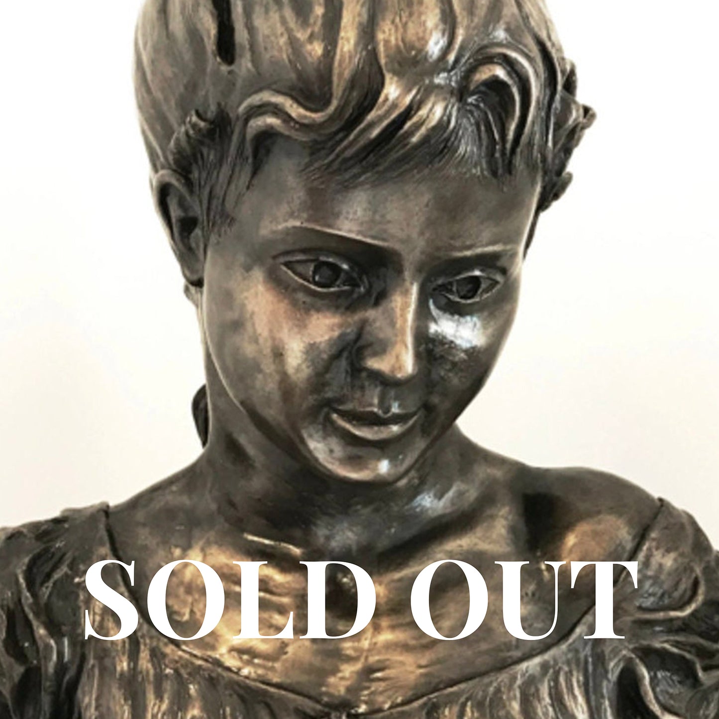 Resin Bust Sculpture - Lady Statue