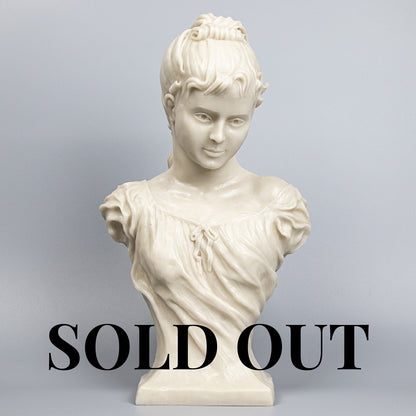 Resin Bust Sculpture - Lady Statue