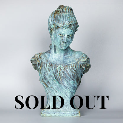 Resin Bust Sculpture - Lady Statue